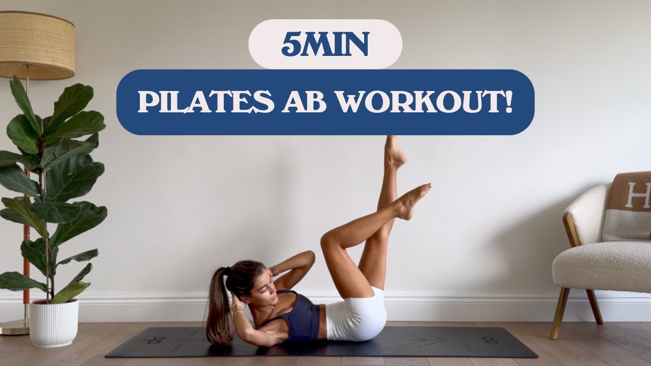 5-Minute Pilates Ab Workout for a Toned Waist πͺ