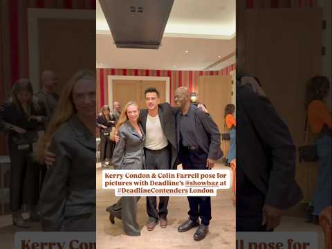 Kerry Condon Colin Farrell Reunion at Deadline Contenders 2025 😻