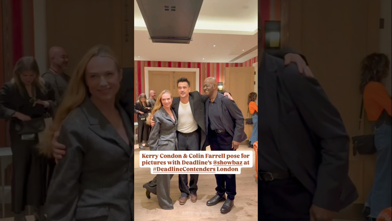 Kerry Condon & Colin Farrell Reunite at Deadline Contenders 2025 🎬