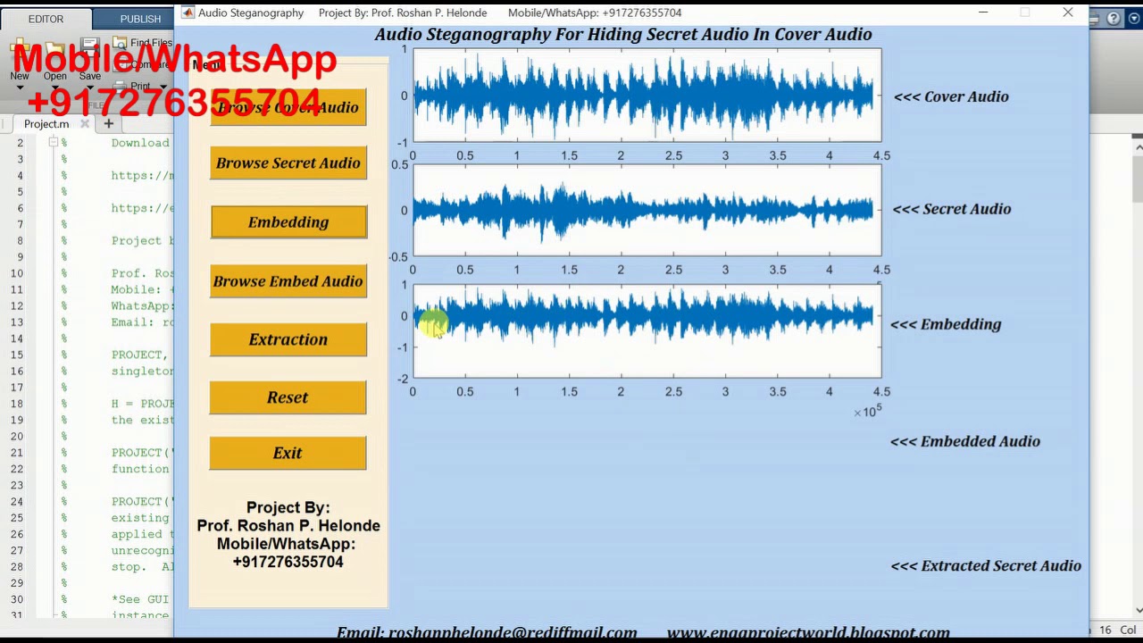 Audio Steganography in MATLAB 🎶
