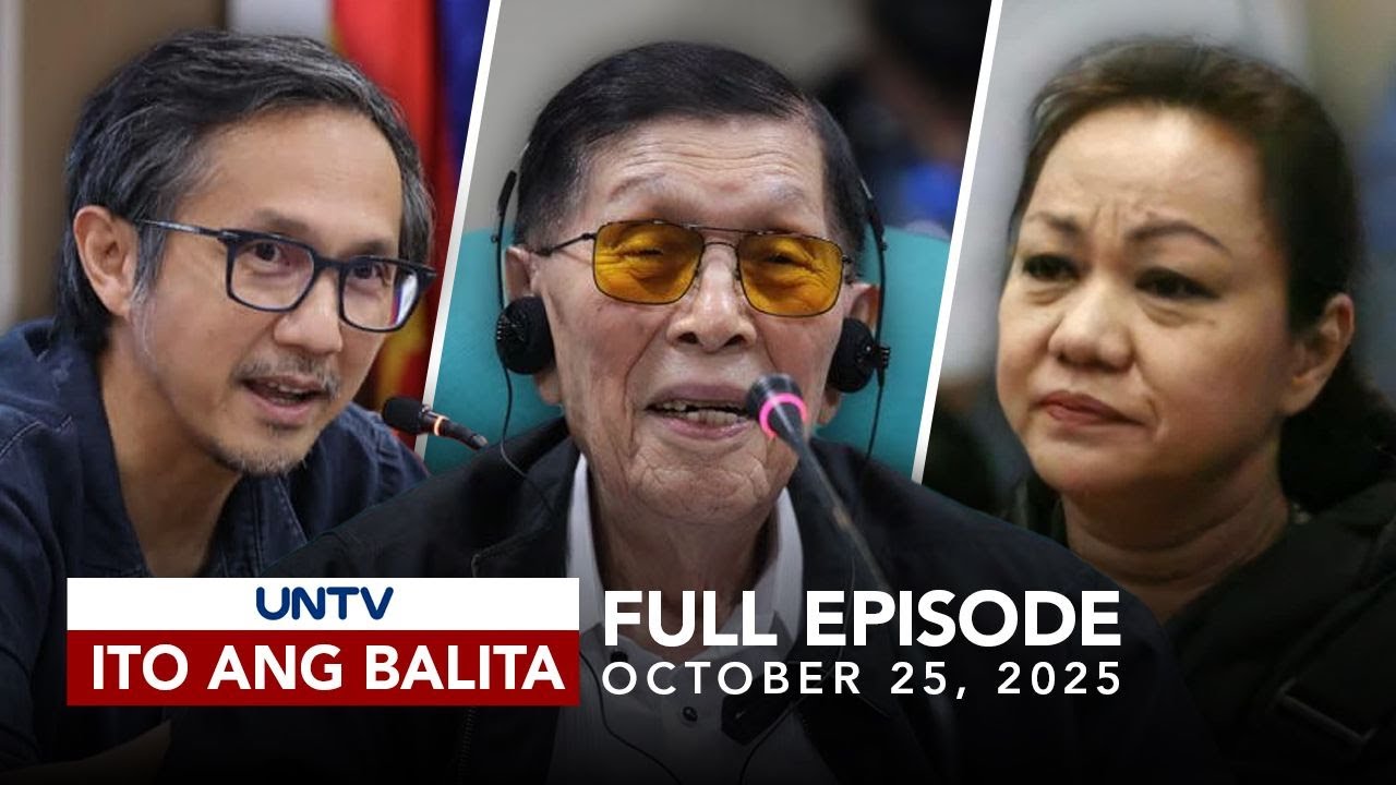 UNTV: Weekend News Oct 25, 2025 | Reyes Won't Reveal Past Hearings