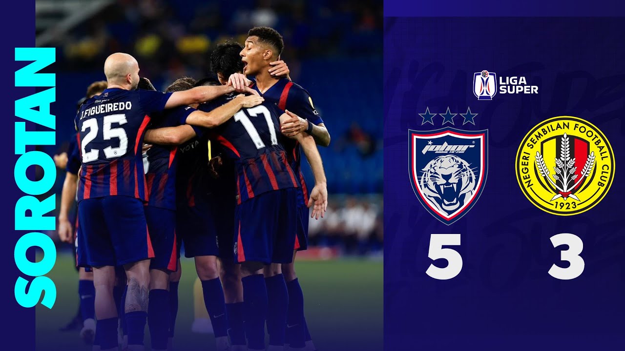 Johor Darul Ta'zim 5-3 Negeri Sembilan FC | Sorotan Liga Super 2025/26