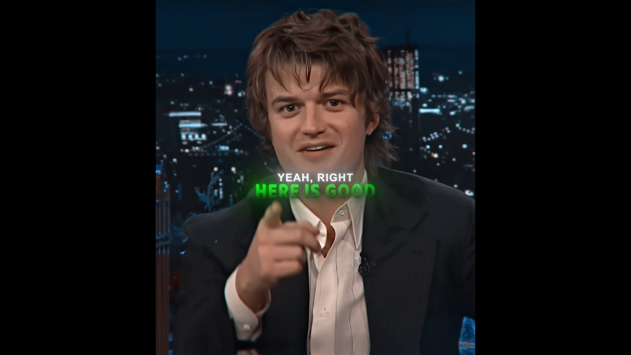 Joe Keery's Hilarious Facial Expression 😂 | Funny Stranger Things Edit