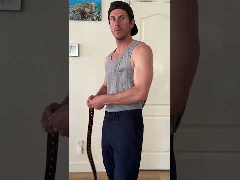 Best Belt Trick Of All Time #belt #trick #grandpa #tipsandtricks #hacks #relatable #viral #easy