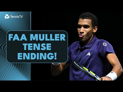 Tense Third Set Tiebreak In Auger-Aliassime vs Muller! | Paris 2025