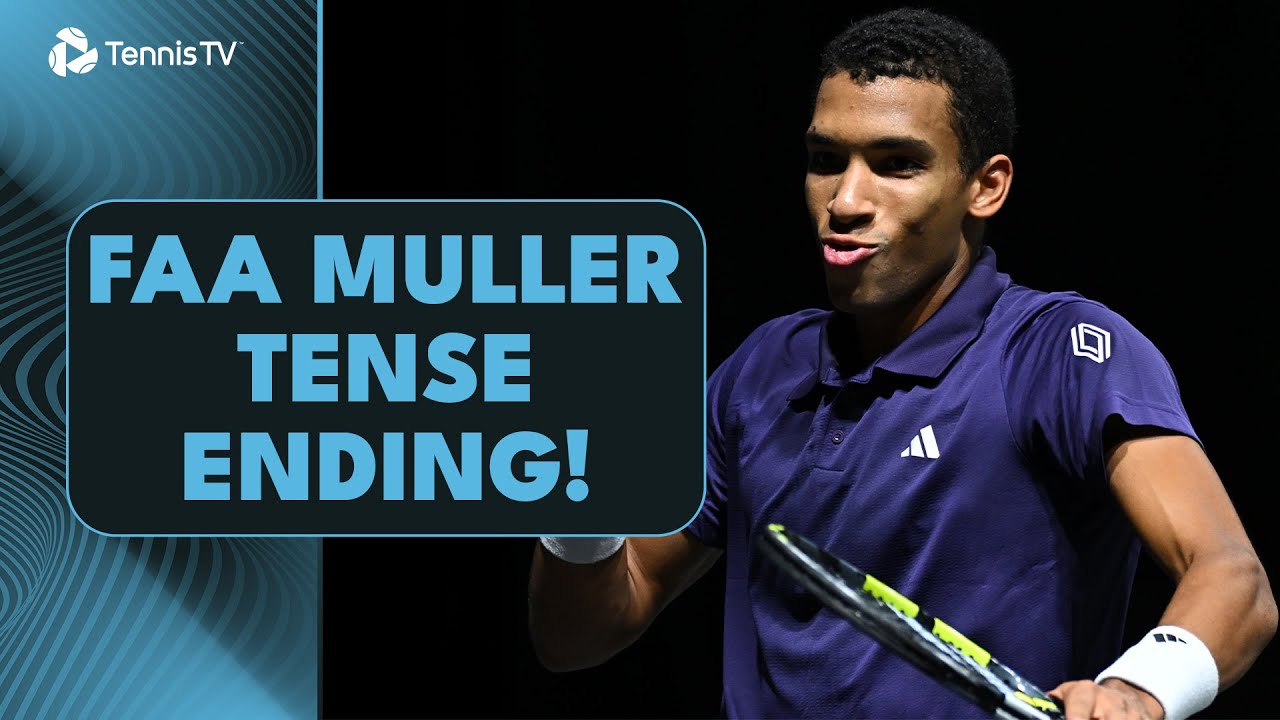 Thrilling Third Set Tiebreak in Auger-Aliassime vs Muller | Paris 2025 🎾