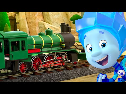 ПАРОВОЗ (Новая серия!) I Фиксики. Дай пять! Бонус — сборник о транспорте!