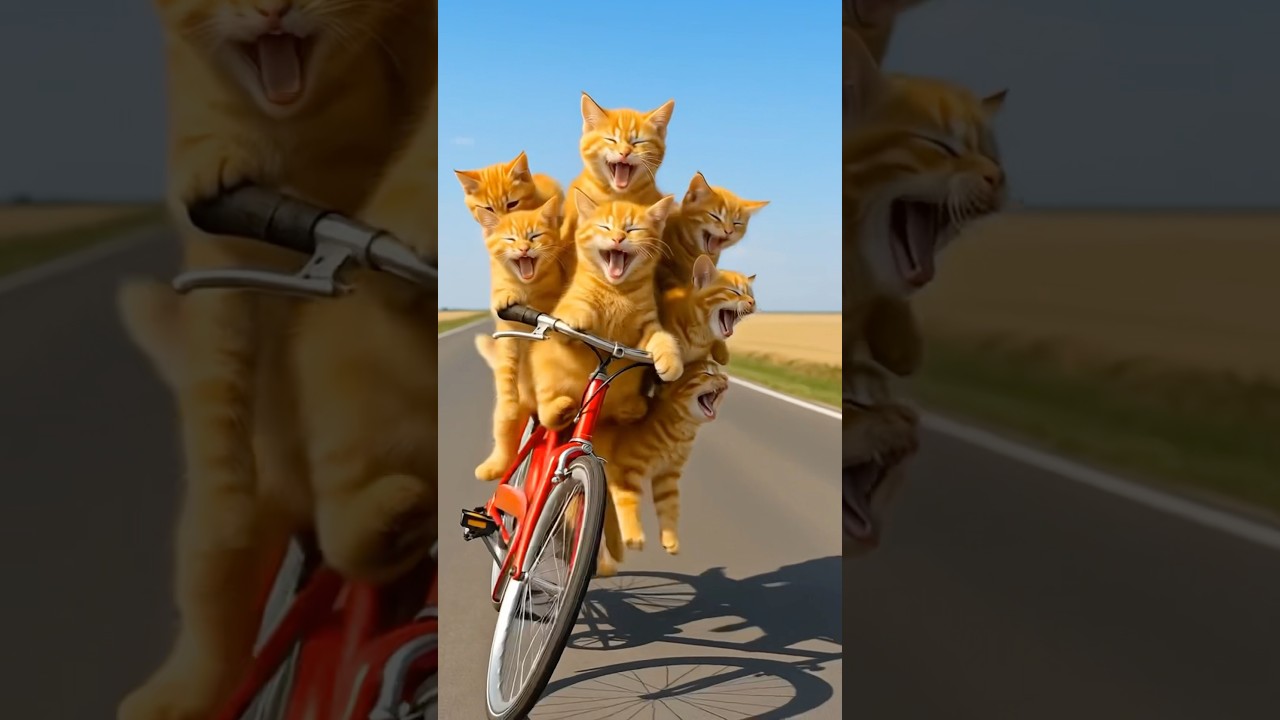 Cute cat 🐈🐈#cat #catvideo #funny #shorts #aicatstory #ai #aiart #shortsfeed #cartoon #viral #trend