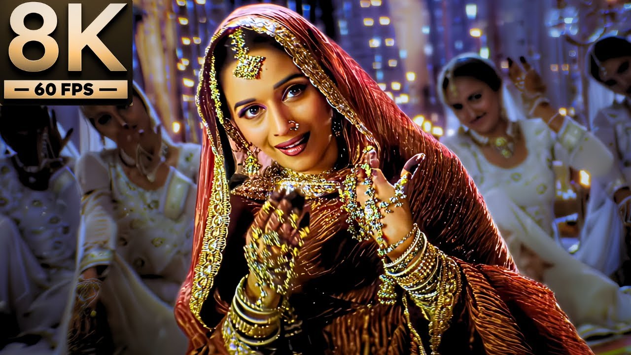 8K Remastered Maar Daala | Madhuri & Shahrukh | Devdas