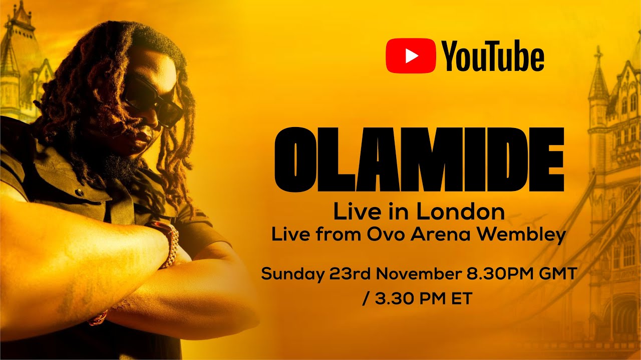 Olamide Live in London at OVO Arena Wembley 🎤