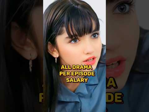 Aina Asif All Drama Per episode Salary 😱 | #ainaasif #salary #youtubeshorts #shorts #viral