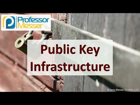 Public Key Infrastructure - CompTIA Security+ Sy0-701 - 1.4