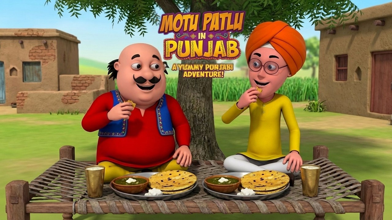 Motu Patlu Non-Stop Cycling Punjab Special 🚴♂️