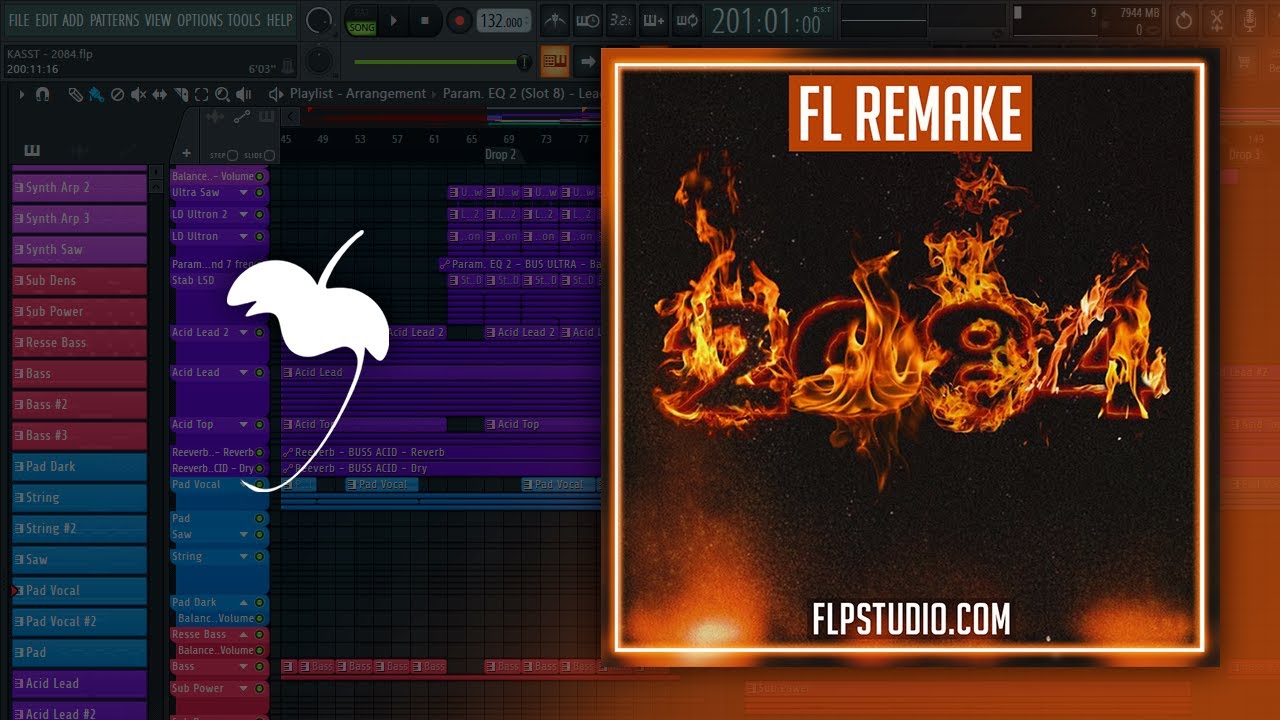 KASST - 2084 FL Studio Remake ๐ถ | Download the 104MB Project