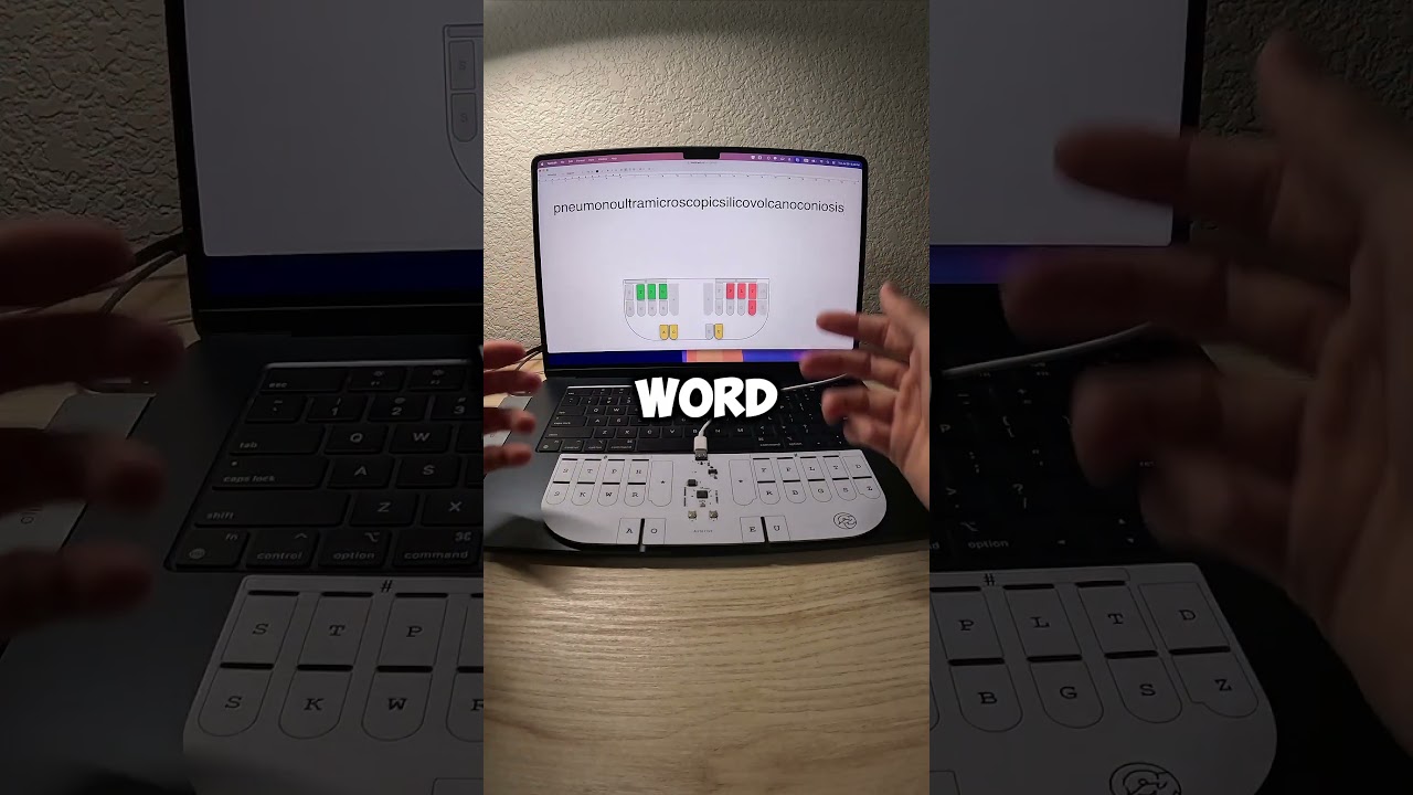 three words I can type on a steno keyboard