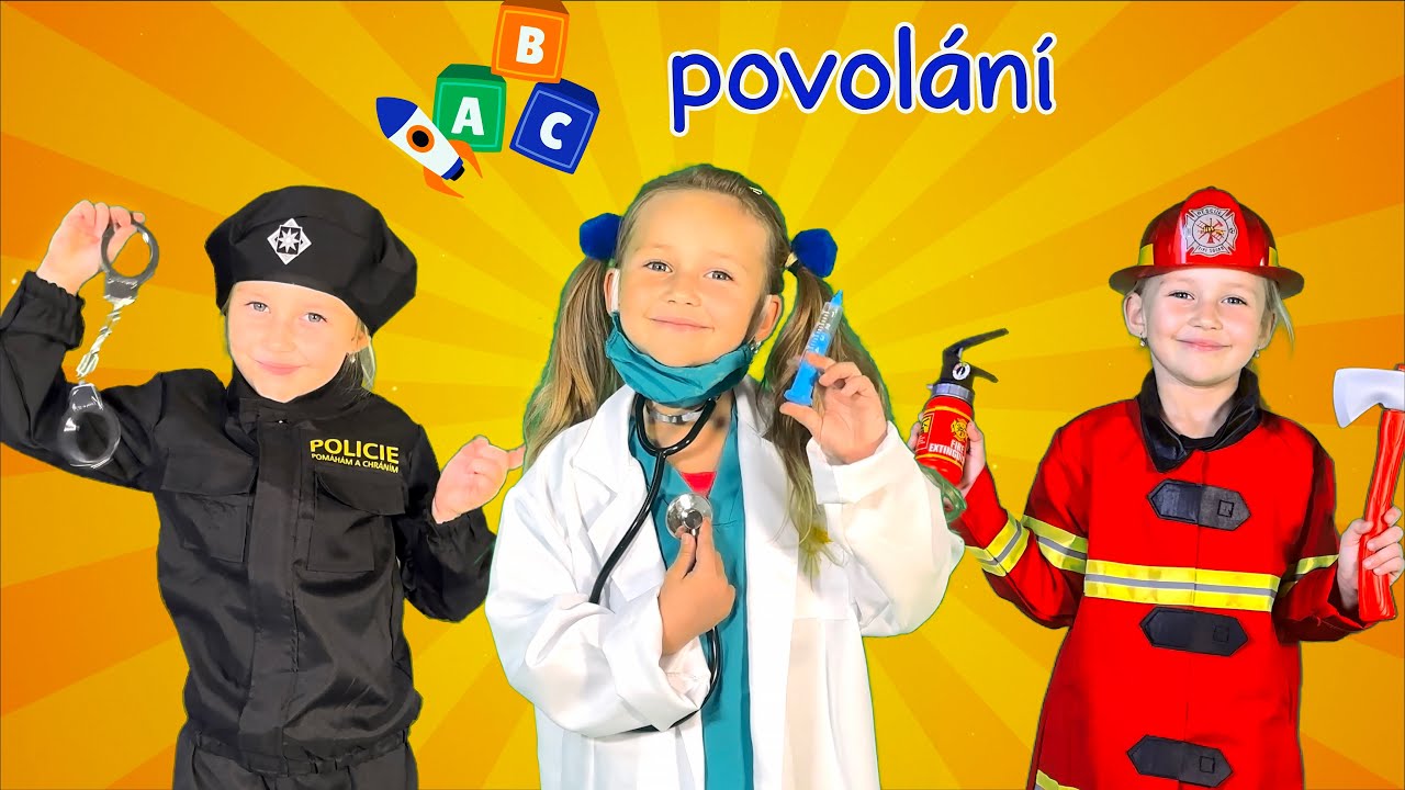 ABECEDA pro Děti se SOFINKOU | Učíme se POVOLÁNÍ (Policista, Hasič, Doktor) Naučné video pro děti
