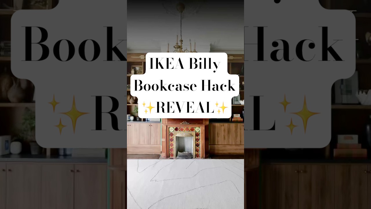 IKEA Billy Bookcase Hack Reveal ✨
