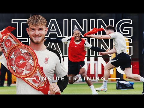 Inside Training: GOALS GALORE & a WWE Title for the final session of the Season