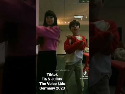 Tiktok Fia & Julius the voice kids Germany 2023 #shortsvideo #shorts #short #2023music #music