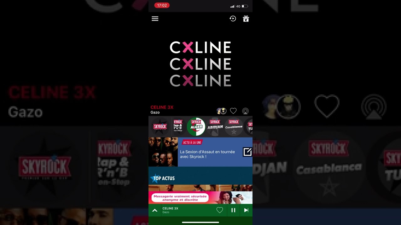 Gazo - CELINE 3X (Skyrock Version)