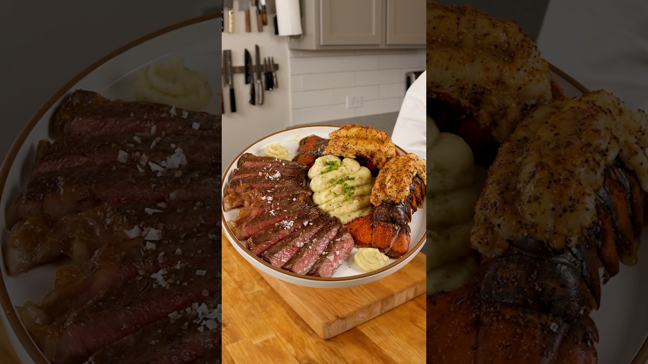 Luxurious Wagyu & Lobster with Truffles ๐ฆ