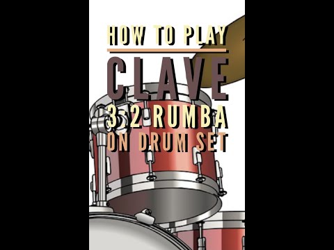 How To Play Clave On Drum Set In 40 Seconds #Shorts