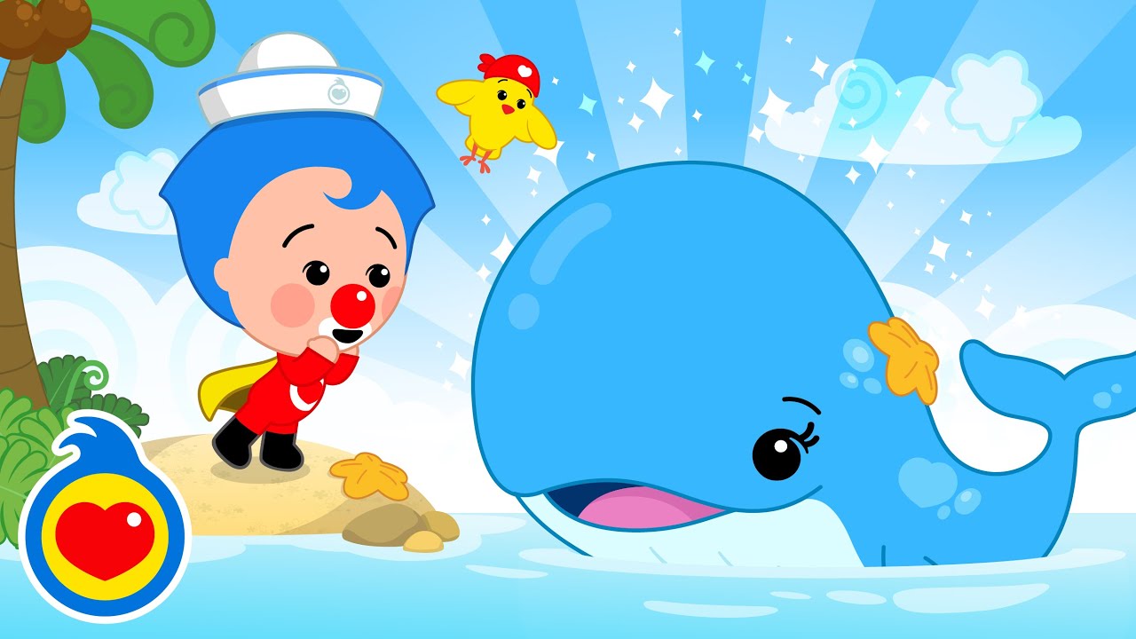 A Baleia 🐳💦 | Música Infantil com Um Herói do Coração ❤️