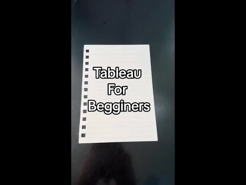 Tableau is easier than you think. You can learn this in 1 hour.