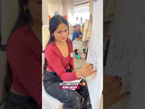 Freee !!🤩Art competition in Ngma gallery #artist #shortsfeed #artcompetition
