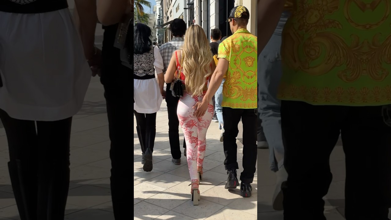 Stylish Outfits and Exotic Cars on Rodeo Drive, Beverly Hills 🚗✨