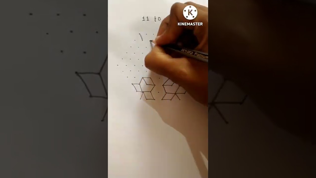 11 to 6 Rose & Dot Rangoli Designs ๐ธ