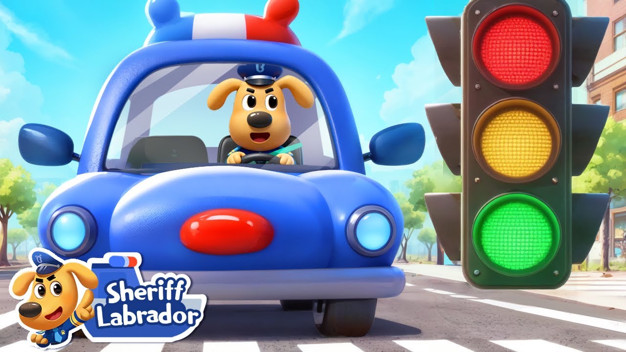 WaterCity Mystery: Traffic Lights & Safety Rules with Sheriff Labrador 🚦