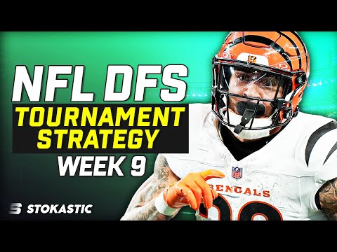 NFL DFS Sims Tournament Strategy Week 9 | NFL DFS Strategy
