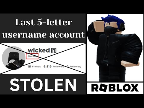 *READ DESCRIPTION* The Last 5 Letter Username Has Been TAKEN #roblox
