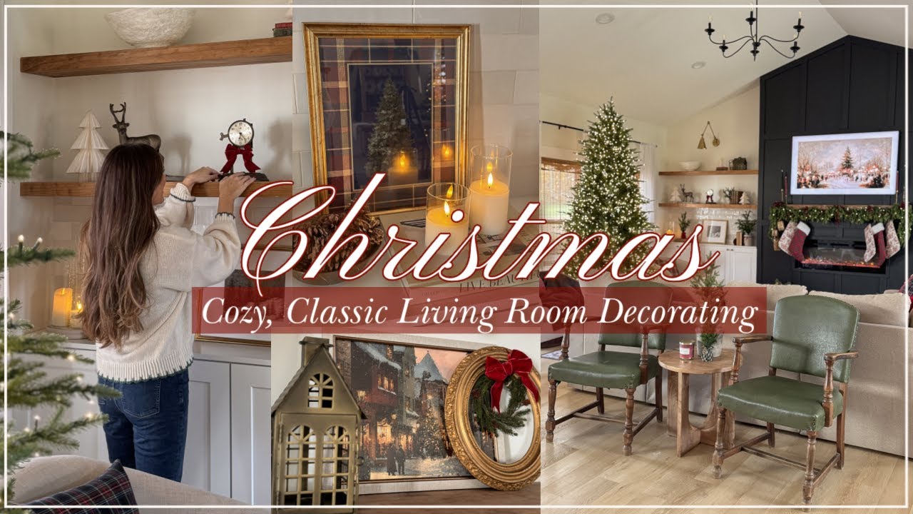 Christmas Decorate With Me 2025 ๐ | Cozy Living Room Ideas