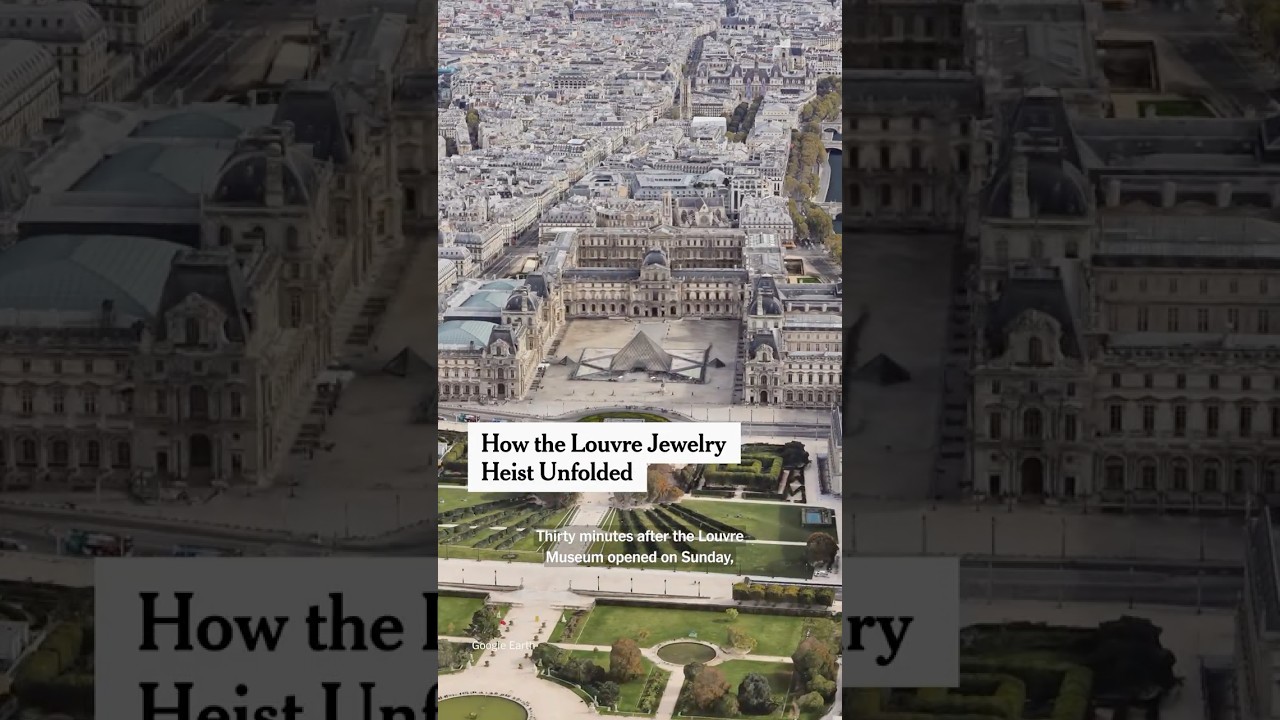 Louvre Jewelry Heist: 8-Minute Break-In 🚨