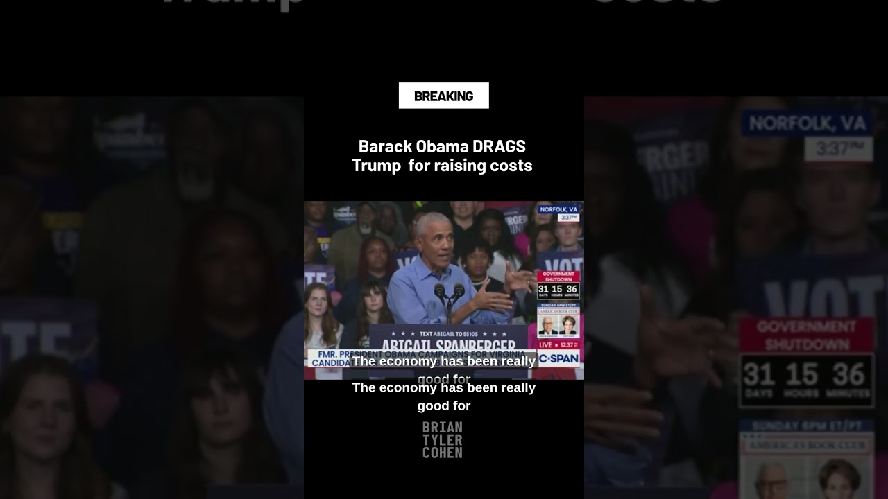 Obama Slams Trump Over Rising Costs 💥