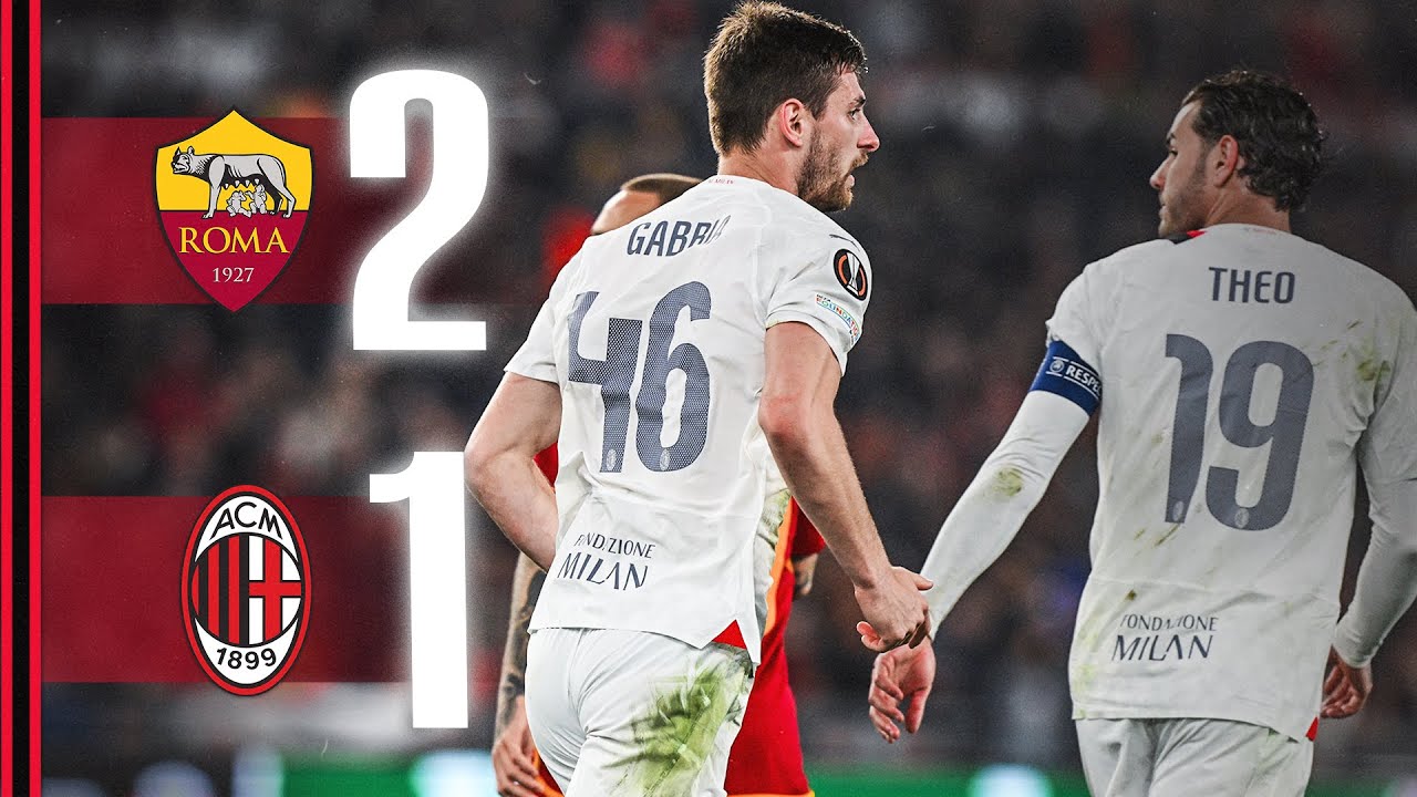 Europa League Exit: Roma 2-1 AC Milan ⚽