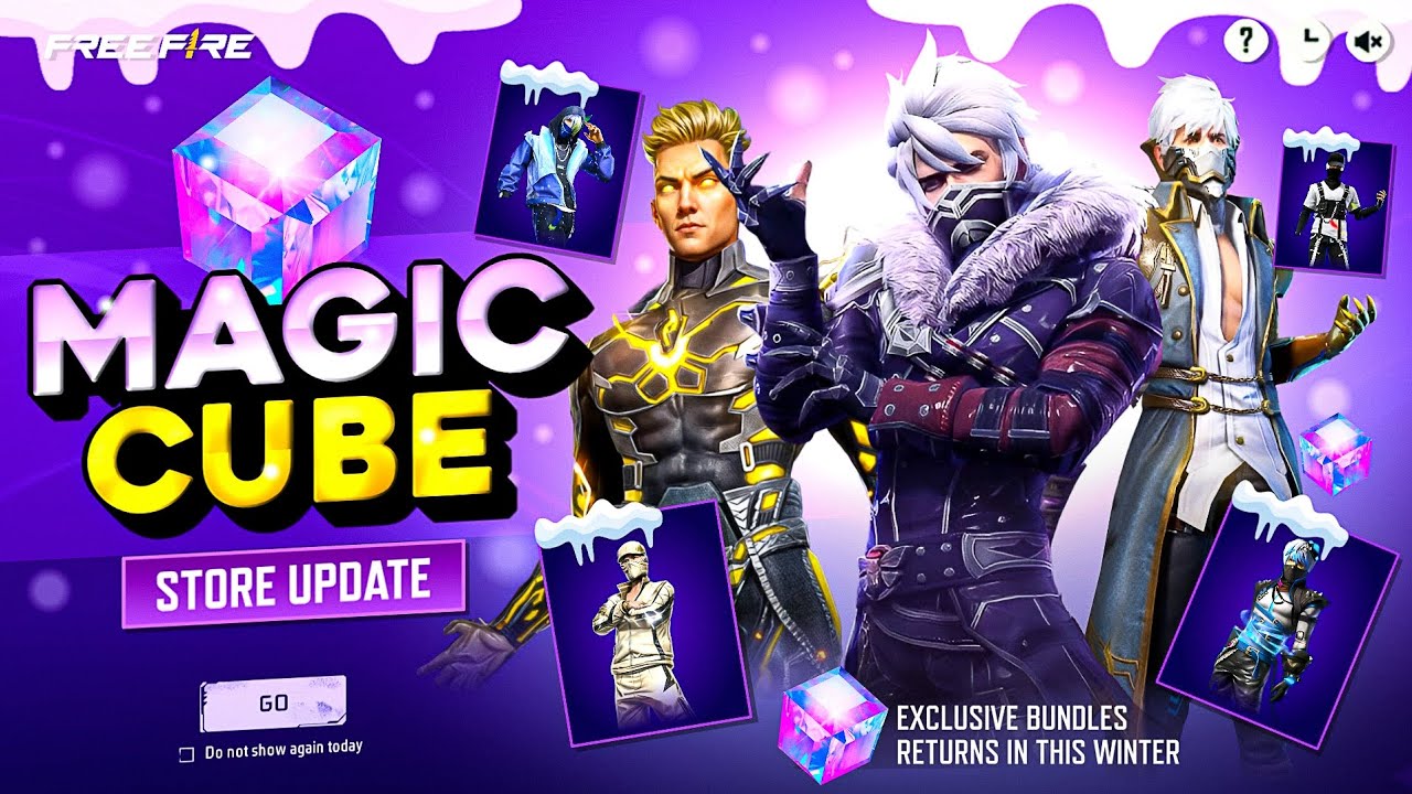 Winter Special Magic Cube Store Update🔥🥳|Next Magic Cube Bundle | Free Fire New Event | ff new event