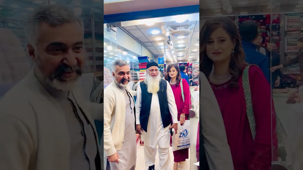 Hakeem Babar & Amber Visit ZK Fashion, Saddar Rawalpindi