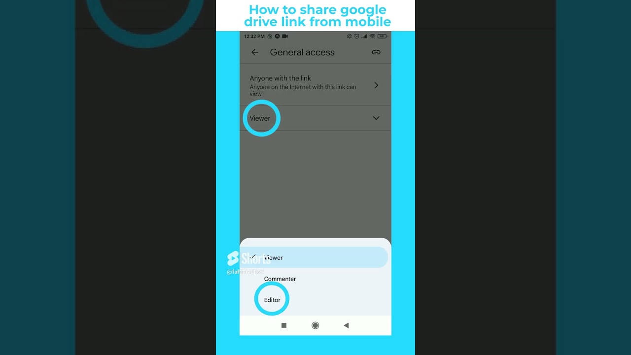 Share Google Drive Link from Mobile ๐ฑ