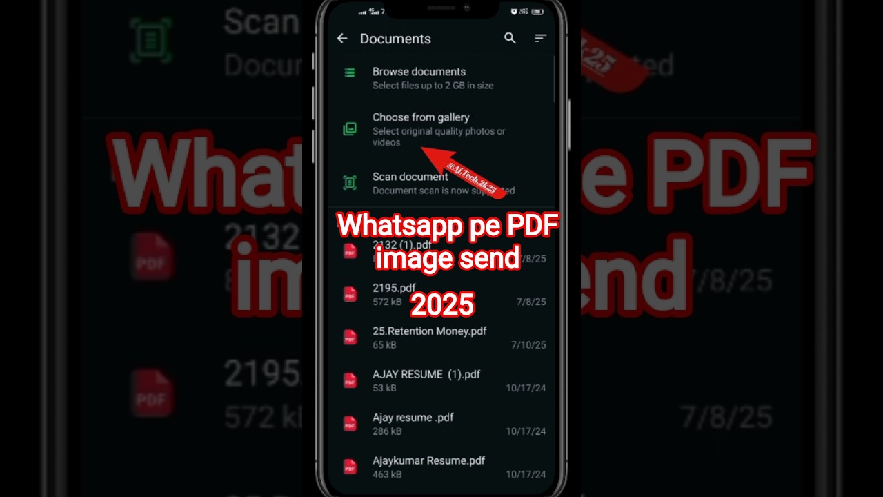 Send PDF Photos via WhatsApp Easily 📱