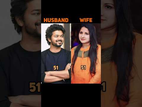South Indian Actors Real Life Husband Wife and age #south #actor #wife #age #shorts #ytshorts #viral