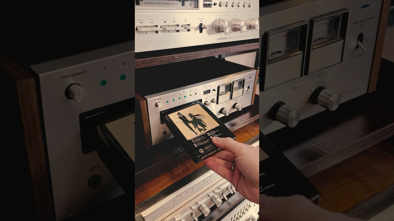 Relaxing 8-Track Tape ASMR | Fleetwood Mac Cassette Sounds 🎶