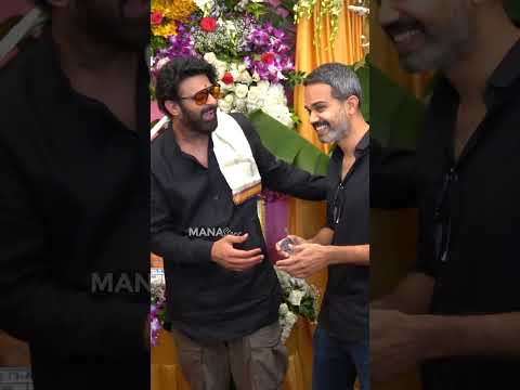 Prabhas Fun With Prashanth Neel | #shorts #prabhashanu #salaar | Manastars