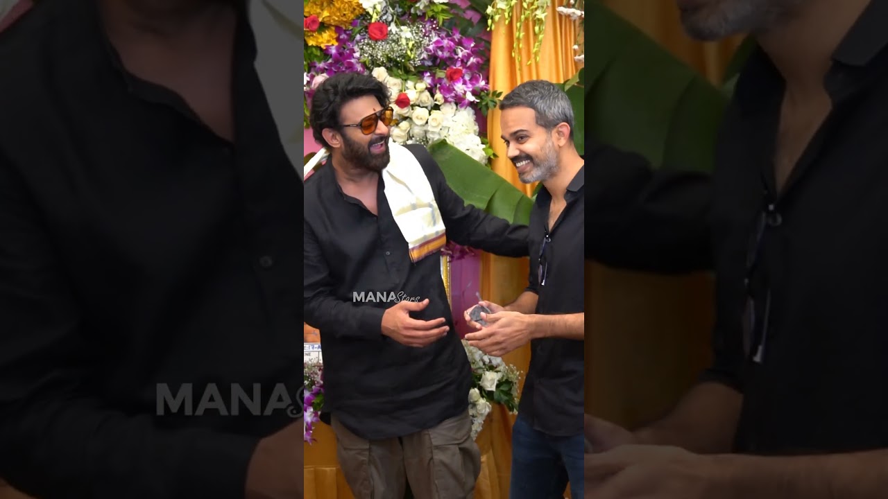 Prabhas Shares Fun Moments with Prashanth Neel | Exciting Telugu Cinema Shorts 🎬