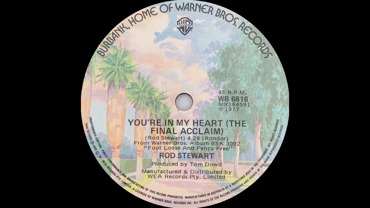 1977: Rod Stewart's 'You're In My Heart' (1977) ๐ถ