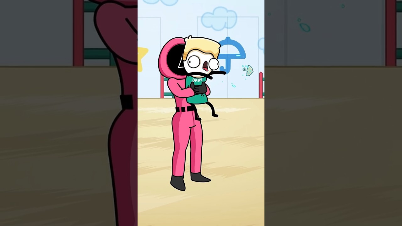 Squid Game Valentine Part 2 (Pink Gaurd Cheats For You) #valentinesday #squidgame #shorts