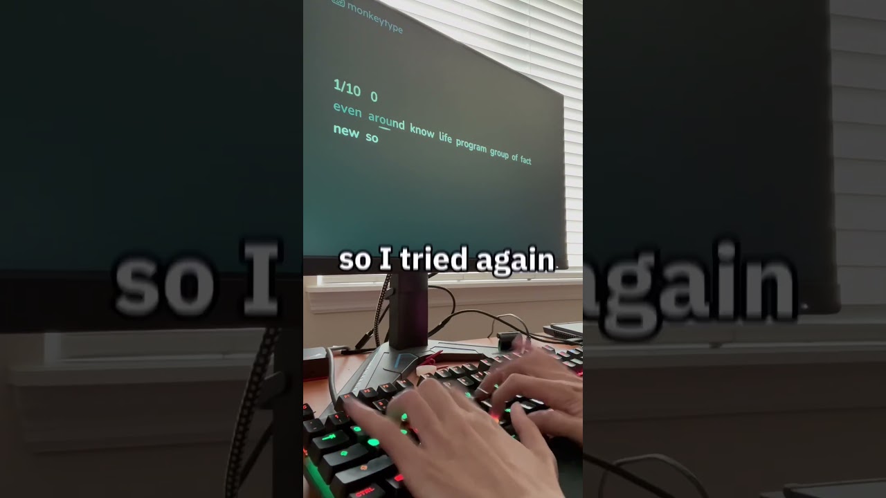 Typing So Fast, Monkeytype Would Call It Invalid! π