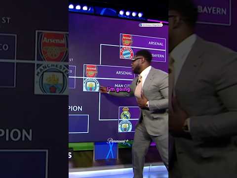 Micah Richards making his #UCL predictions! π